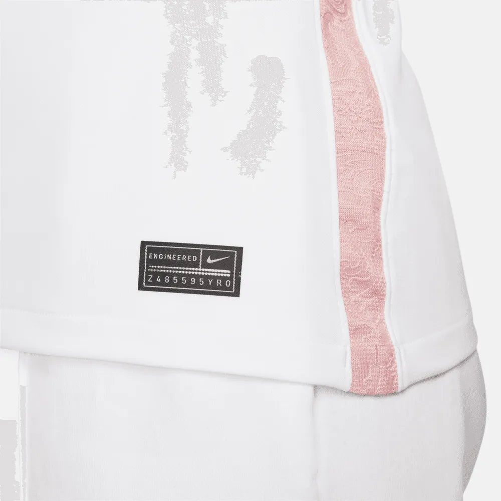 France Women's EC22 Away Soccer Jersey - White-Pink Glaze 