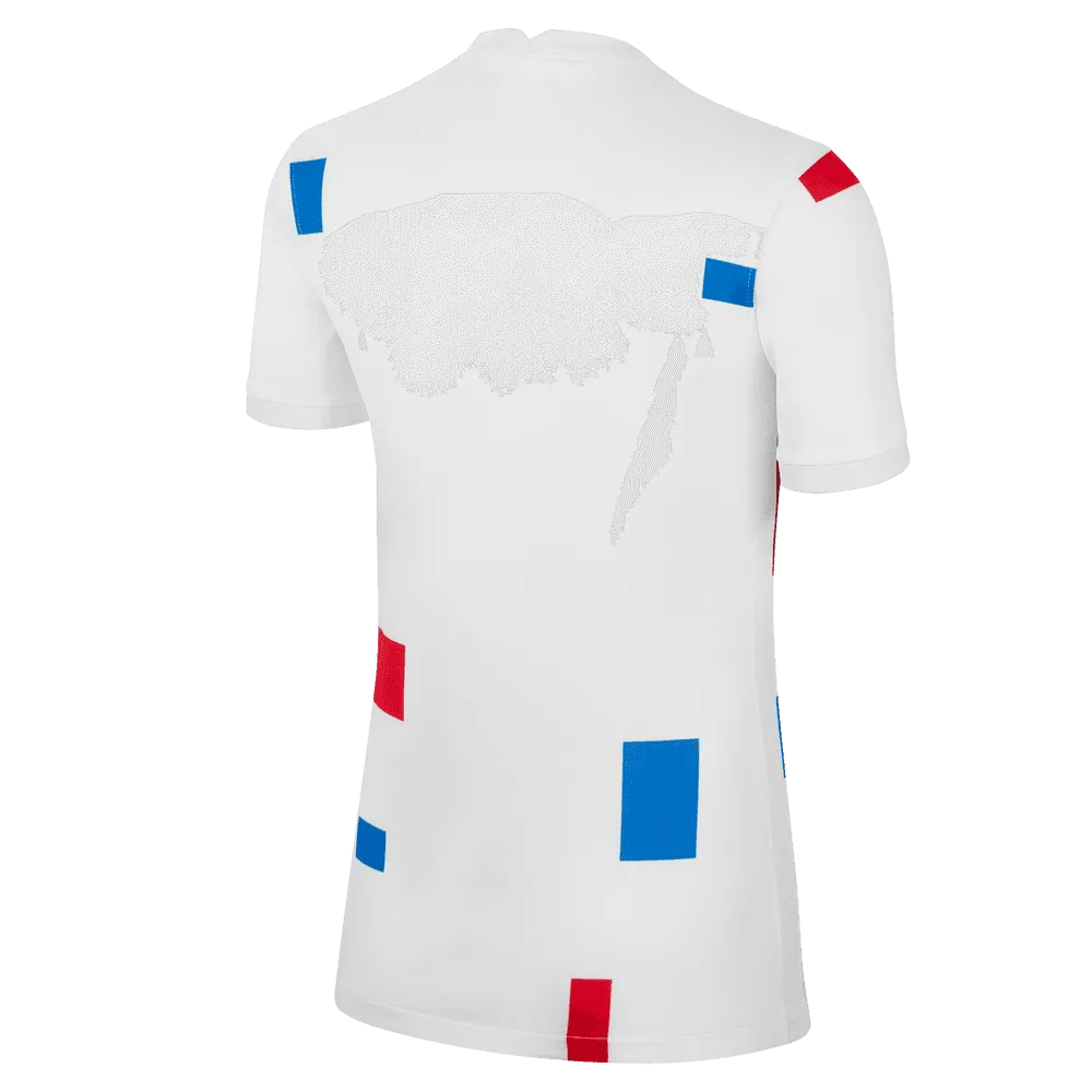Netherlands Women's EC22 Away Soccer Jersey - White-Soar 