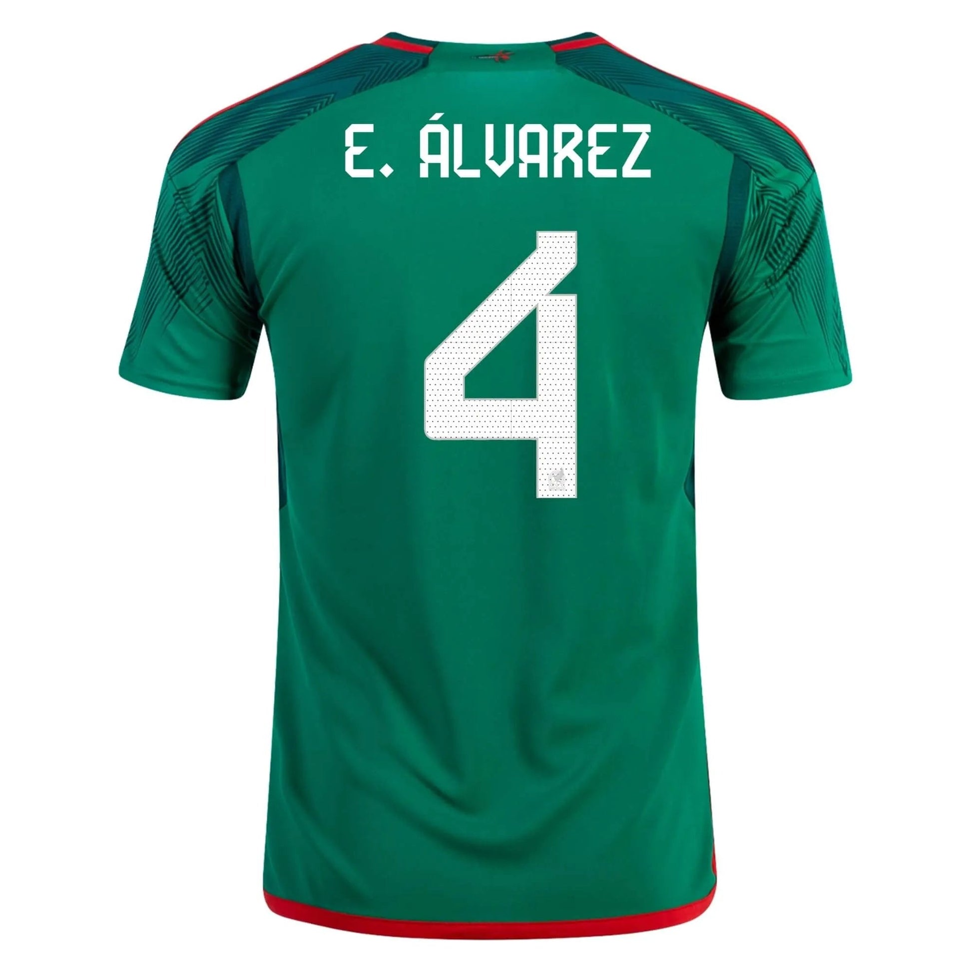 2022-23 Mexico Home Soccer Jersey - Green-Red