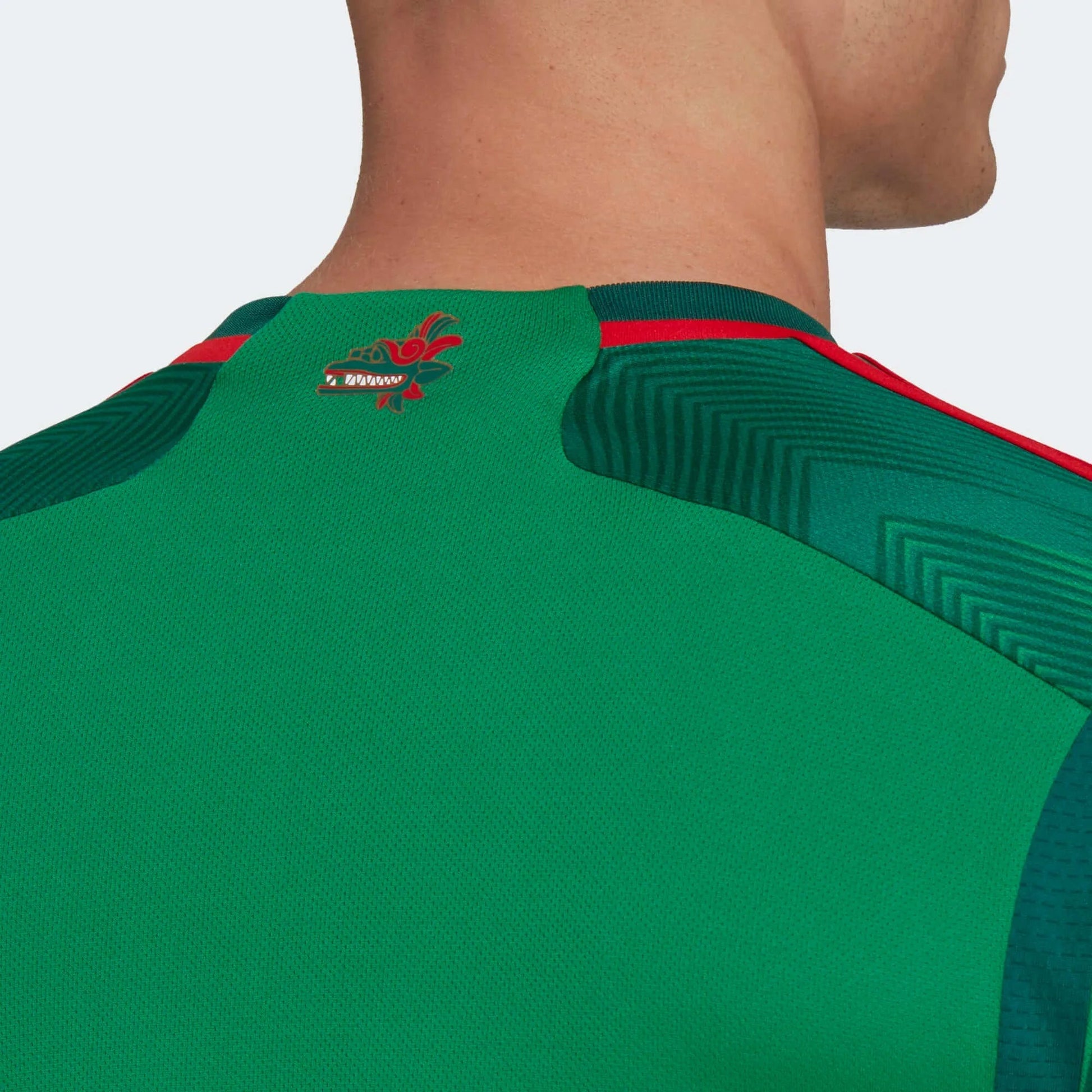 2022-23 Mexico Home Soccer Jersey - Green-Red
