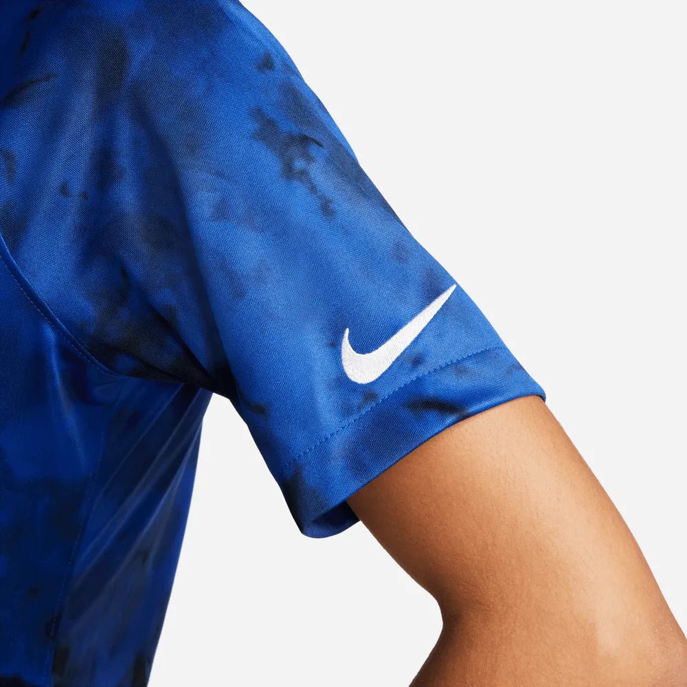 2022-23 USA Women's Away Soccer Jersey - Bright Blue-White 