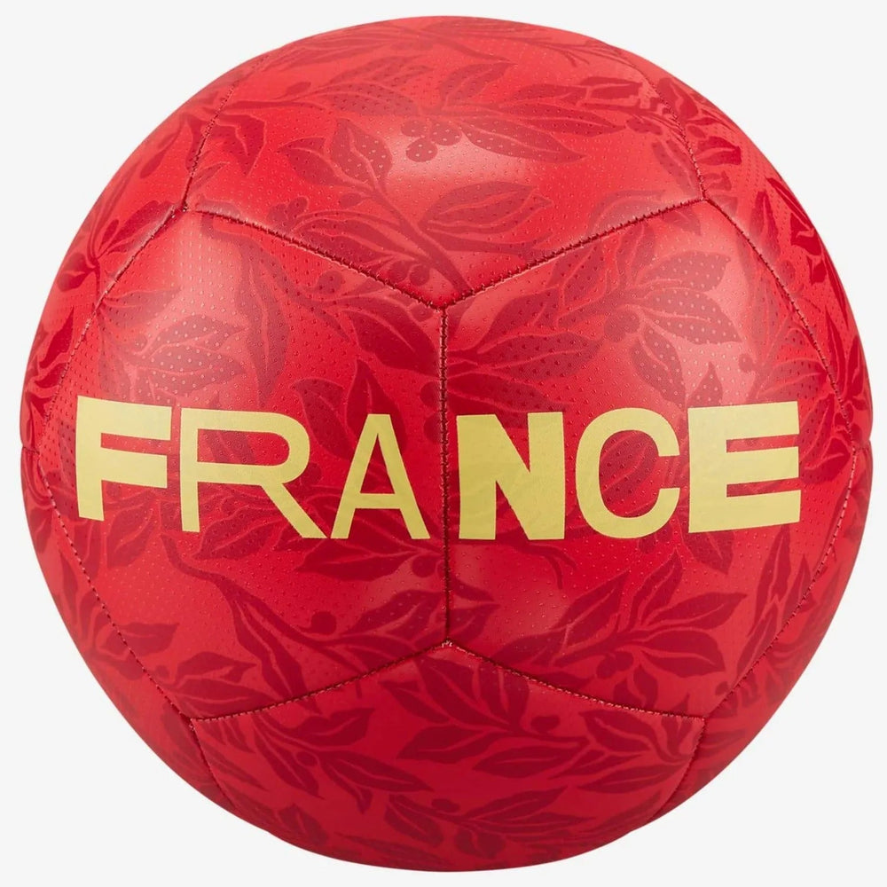 FA22 France Pitch Training Soccer Ball - Red-Gold