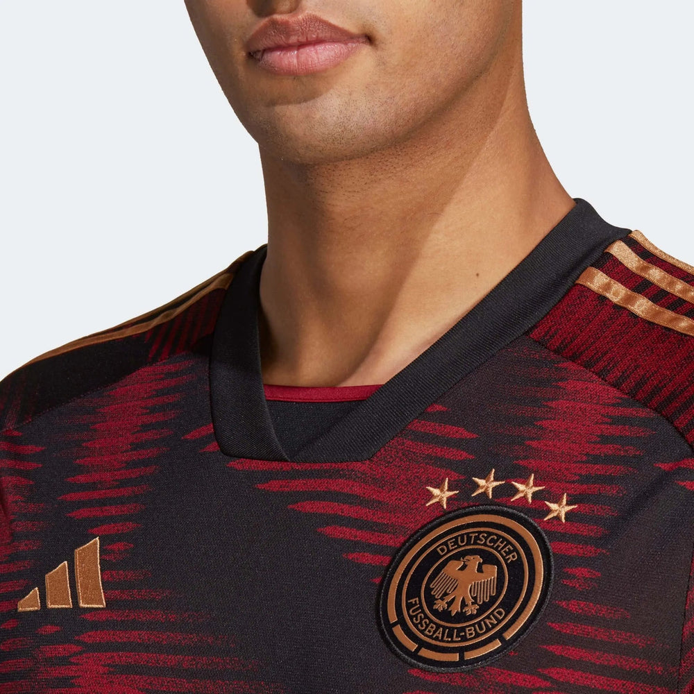 2022-23 Germany Away Soccer Jersey Black 