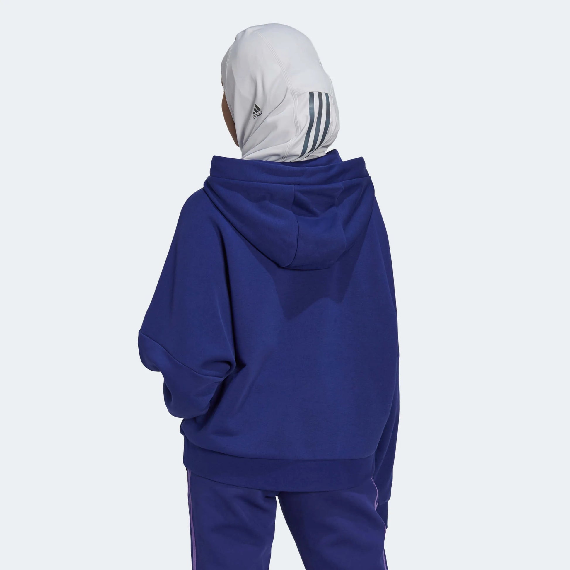 2022-23 Argentina Women's 3 Stripe Hoody Legacy Indigo 