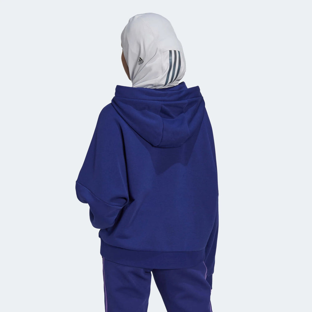2022-23 Argentina Women's 3 Stripe Hoody Legacy Indigo 