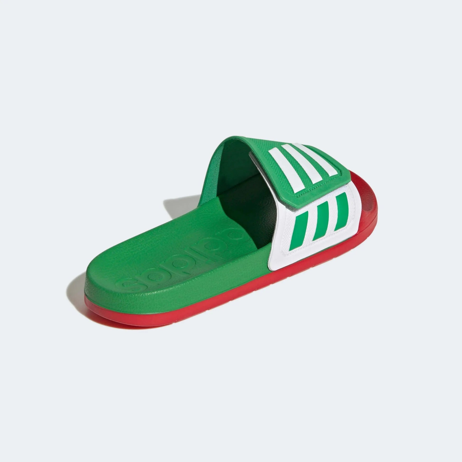 Mexico Adilette TND Soccer Slides - Green-White-Red