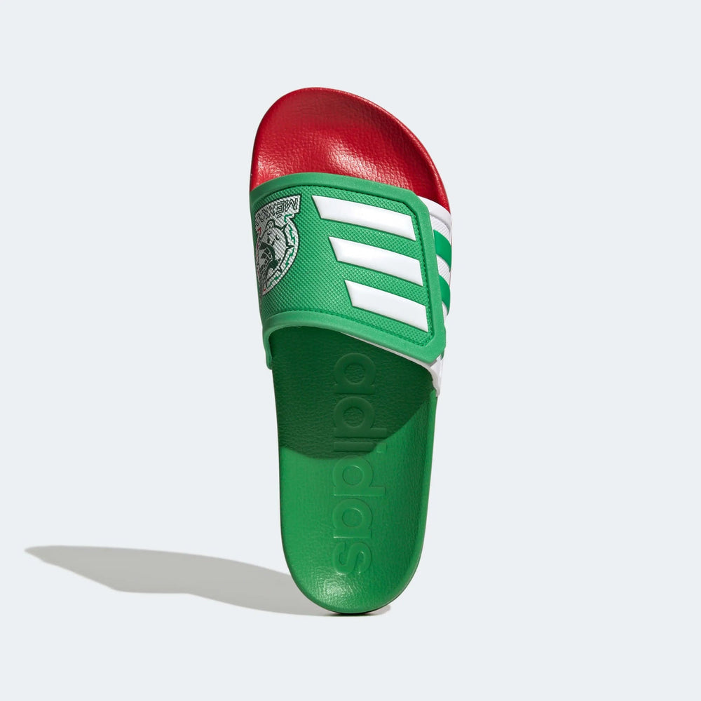 Mexico Adilette TND Soccer Slides - Green-White-Red