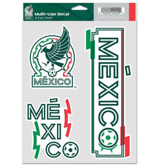 Mexico 5.5x7.75 Multi-Use 3 Pack Decal