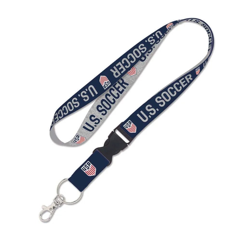 USMNT 1" Lanyard - Navy-Grey