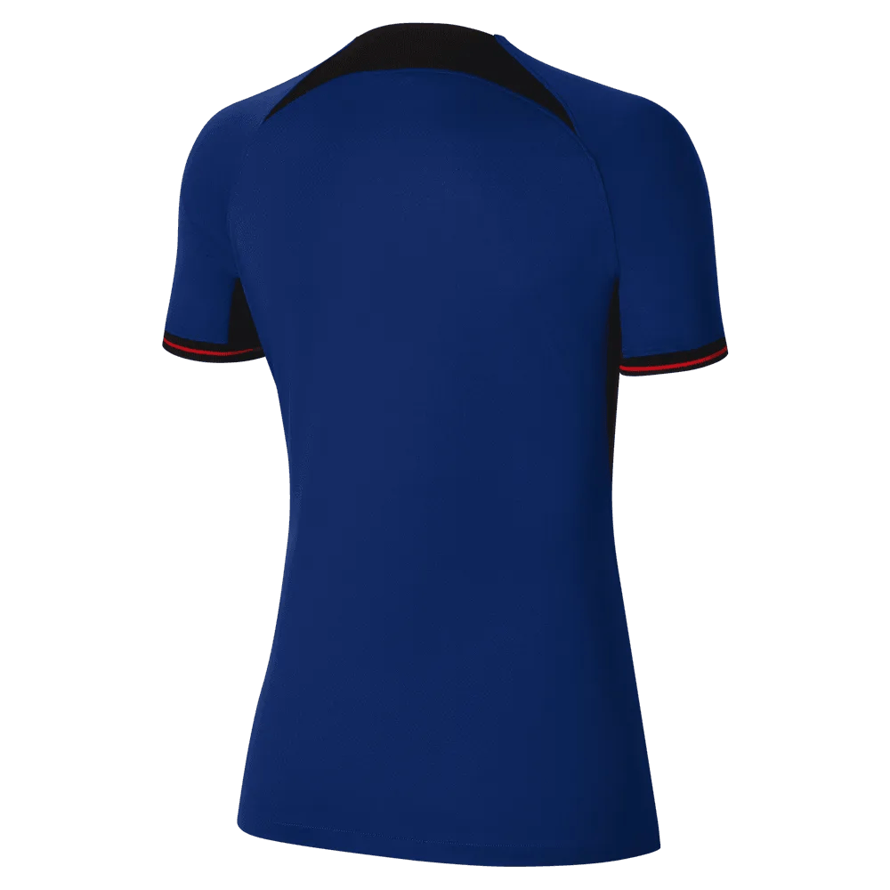 2022-23 Netherlands Women's Away Soccer Jersey - Deep Royal Blue 
