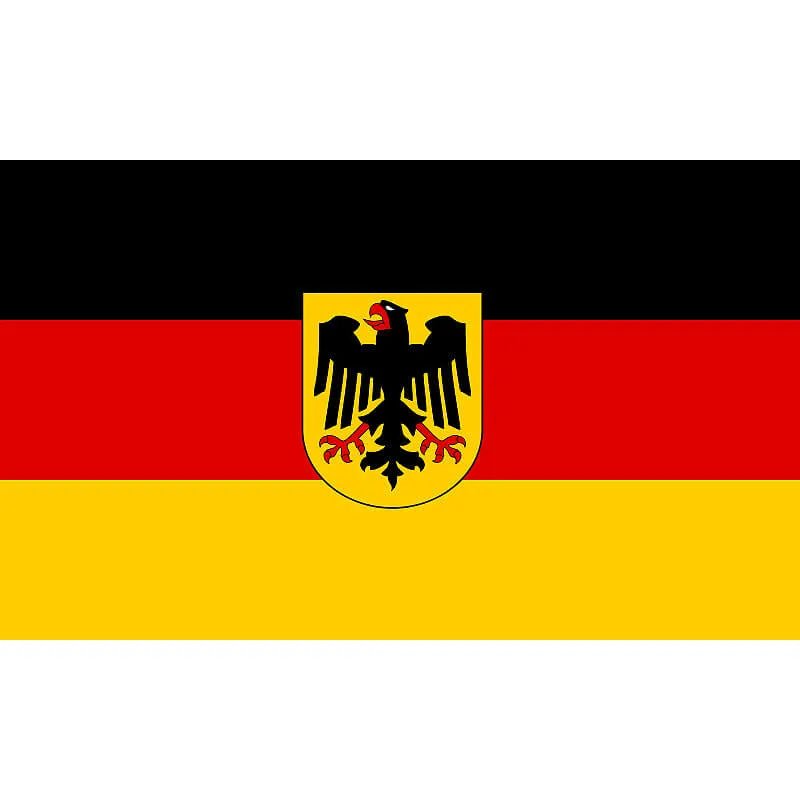 3x5 Country Flag - Germany with Eagle