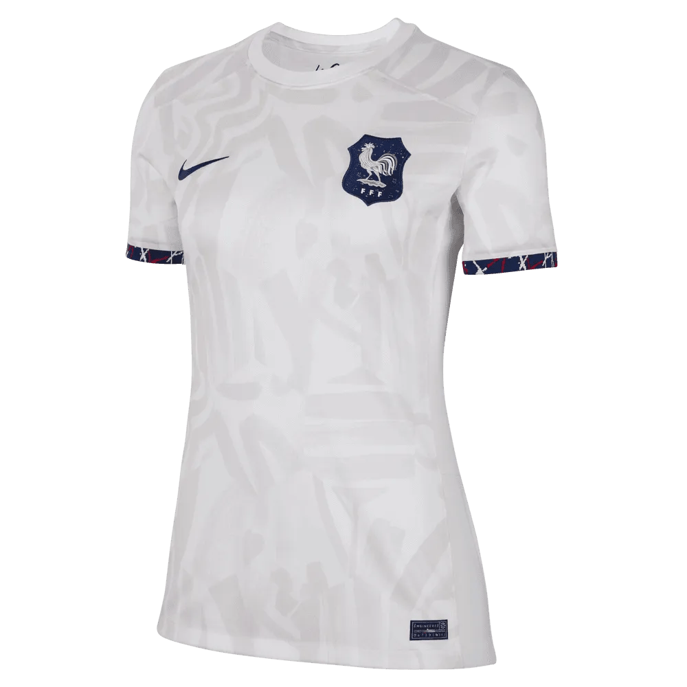 2023-24 France Women's Stadium Away Soccer Jersey 