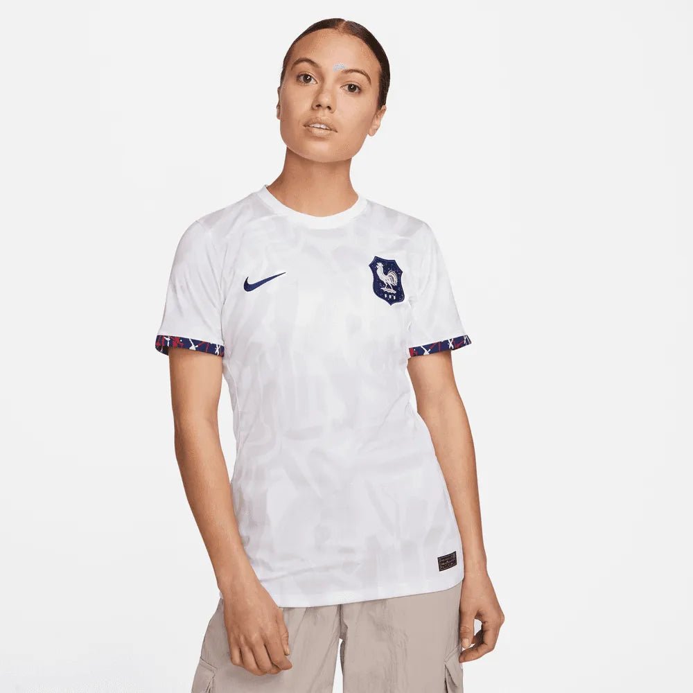 2023-24 France Women's Stadium Away Soccer Jersey 