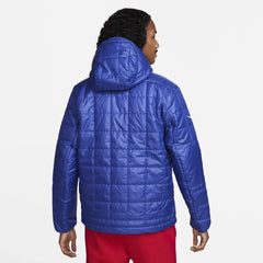 2023 USA Men's Fleece-Lined Hooded Jacket 
