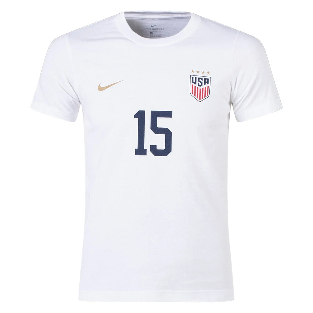 2023-24 USA Youth 4-Star Rapinoe 15 Tee 