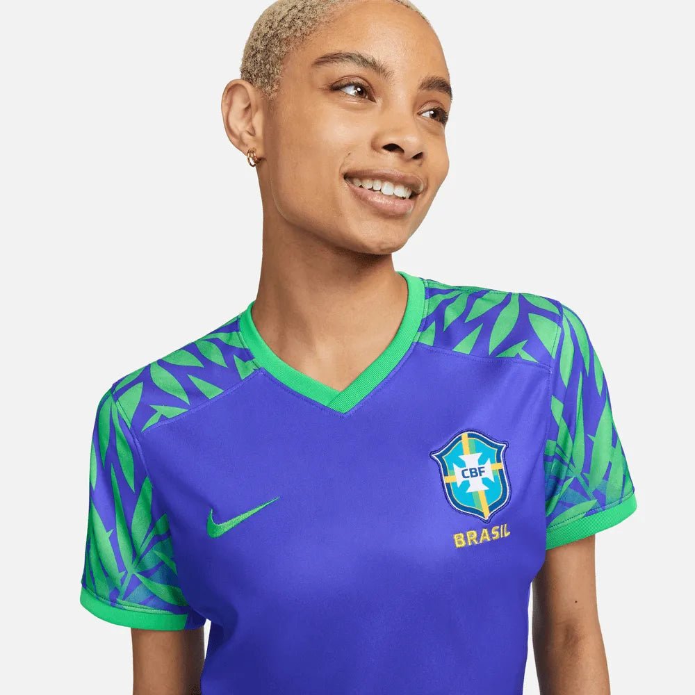 2023-24 Brazil Women's Stadium Away Soccer Jersey