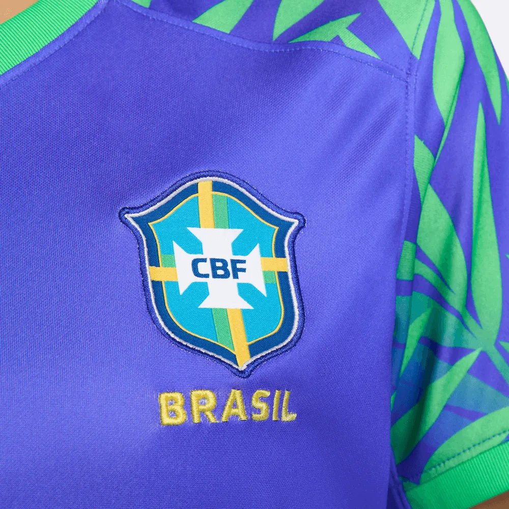 2023-24 Brazil Women's Stadium Away Soccer Jersey