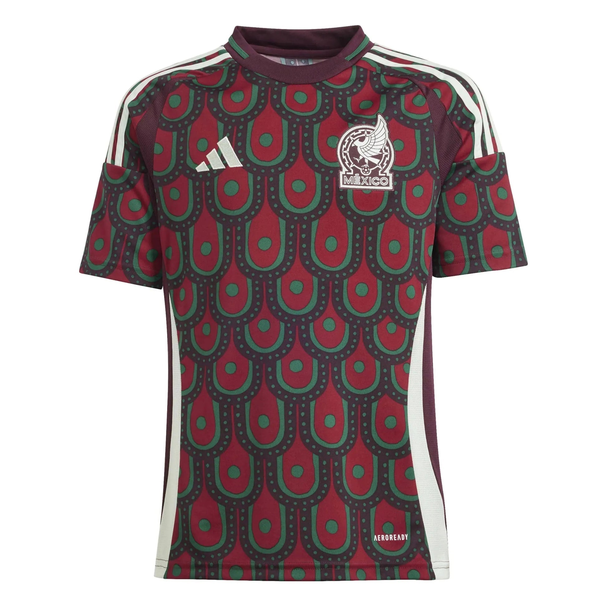 2024-25 Mexico Youth Stadium Home Soccer Jersey 