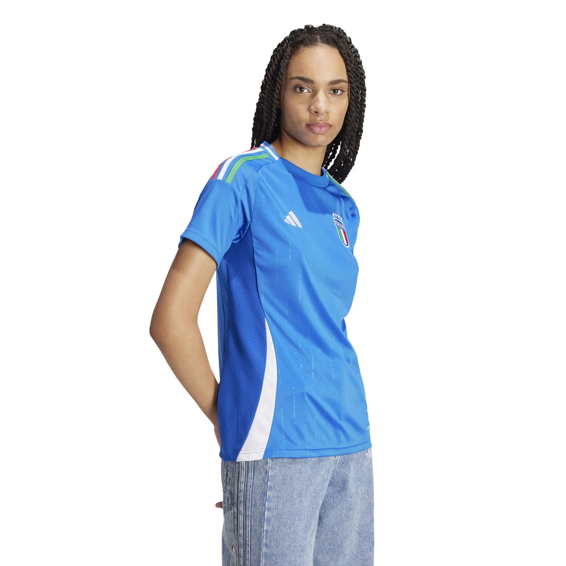 2024-25 Italy Women's Stadium Home Soccer Jersey 