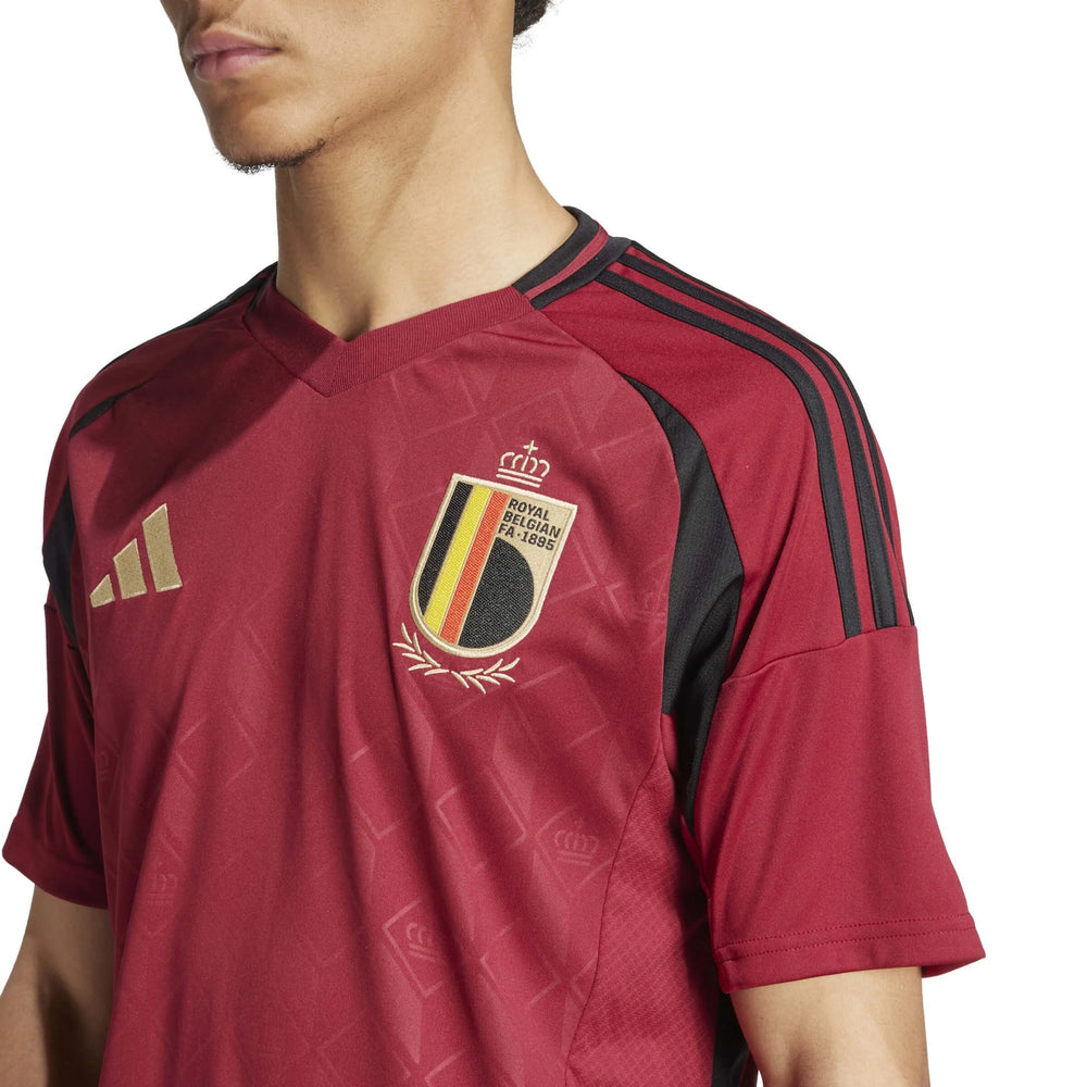 2024-25 Belgium Men's Stadium Home Soccer Jersey