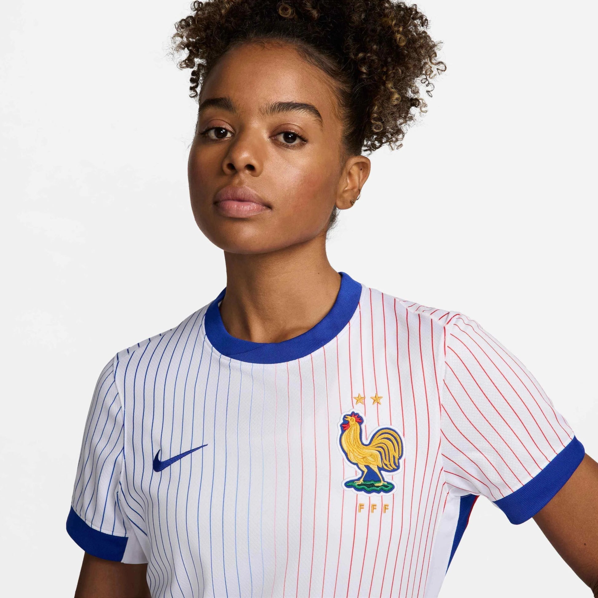2024-25 France Women's Stadium Away Soccer Jersey 