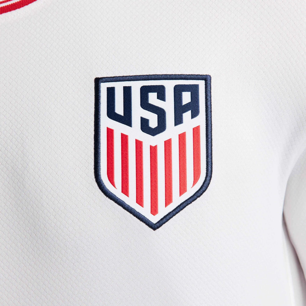 2024-25 USA Men's Stadium Home Long-Sleeve Soccer Jersey