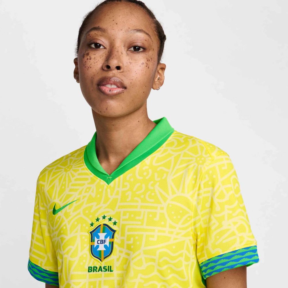 2024-25 Brazil Women's Stadium Home Soccer Jersey