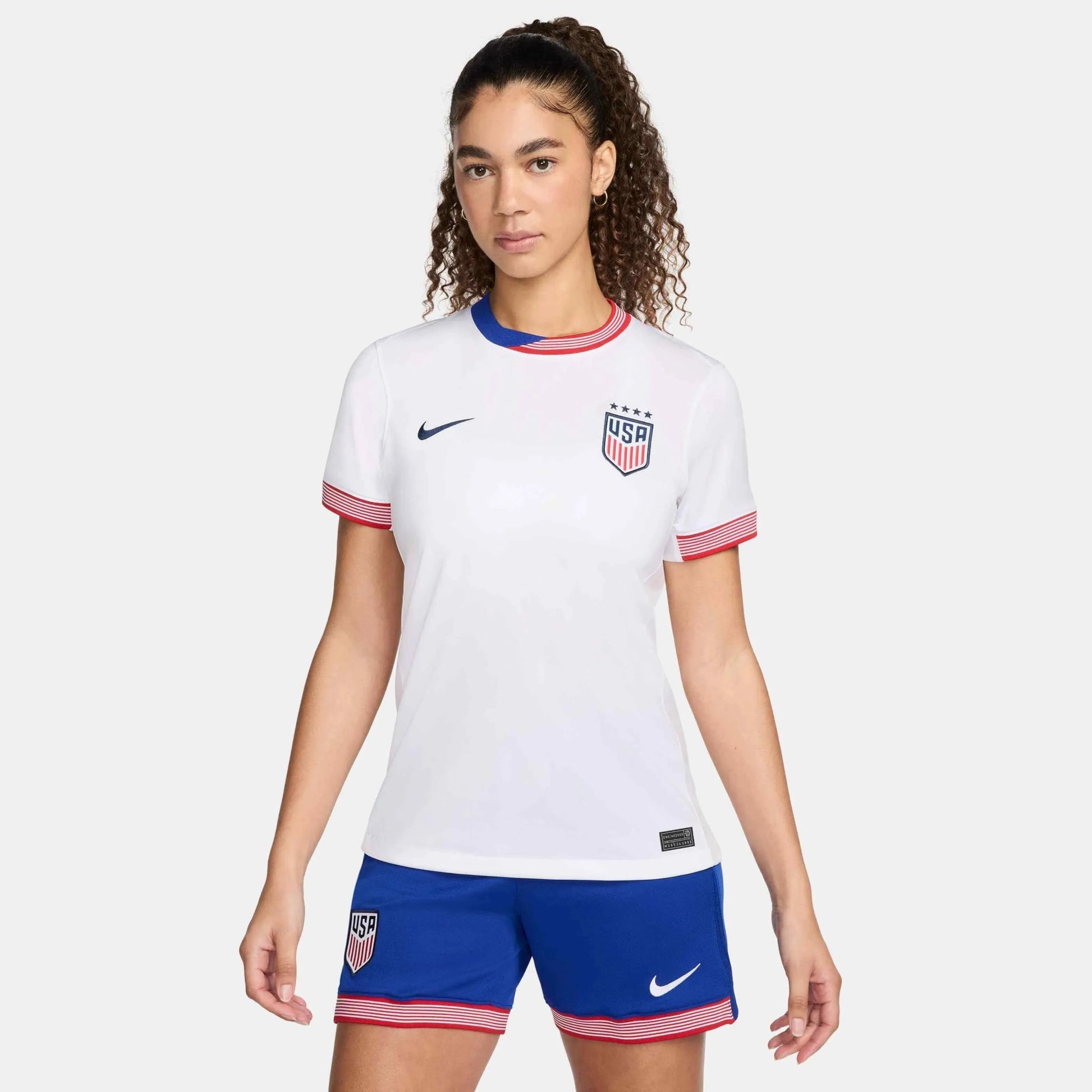 2024-25 USA Women's Stadium Home Soccer Jersey 