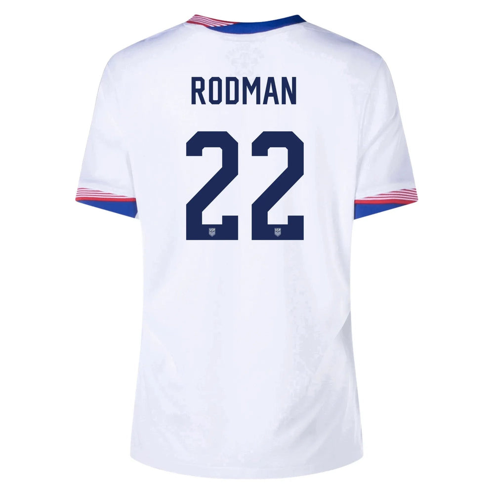 2024-25 USA Women's Stadium Home Soccer Jersey 