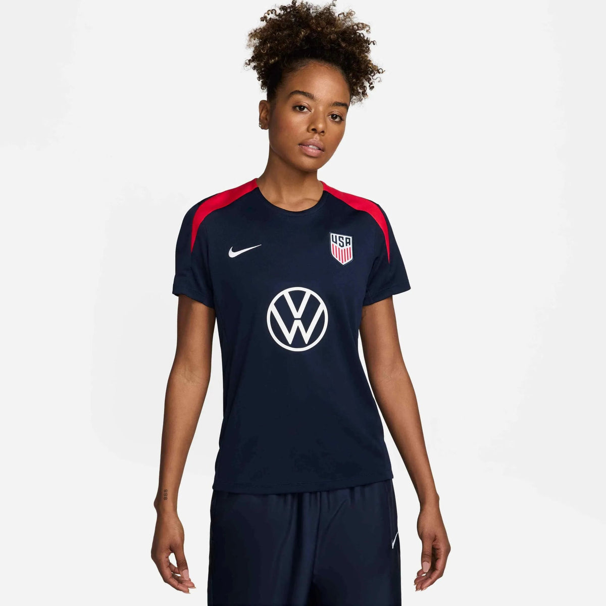 2024-25 USA Women Dri-Fit Short-Sleeve Knit Top 