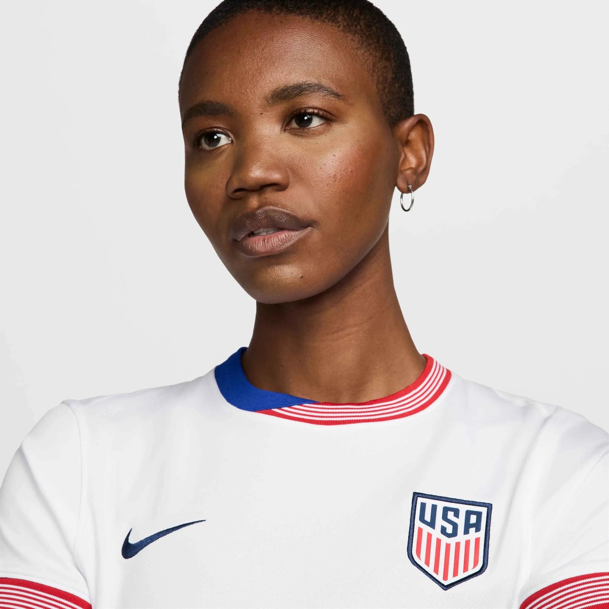 2024-25 USA Women's Stadium Home Soccer Jersey 