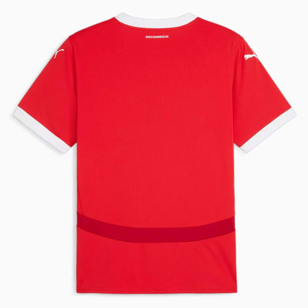 2024-25 Austria Men's Stadium Home Soccer Jersey