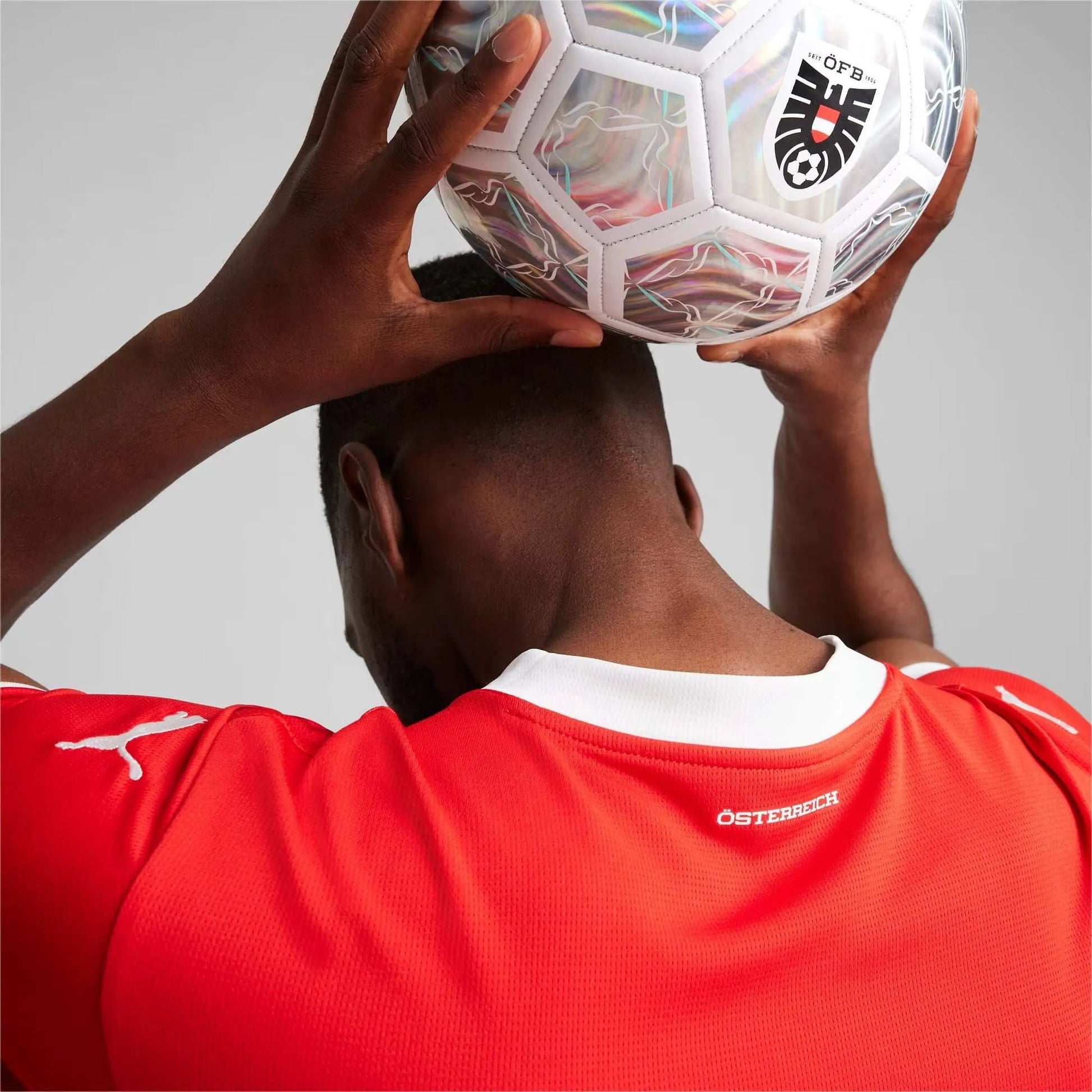 2024-25 Austria Men's Stadium Home Soccer Jersey