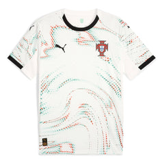 2025-26 Portugal Men's Stadium Away Soccer Jersey Puma White-Puma Black 