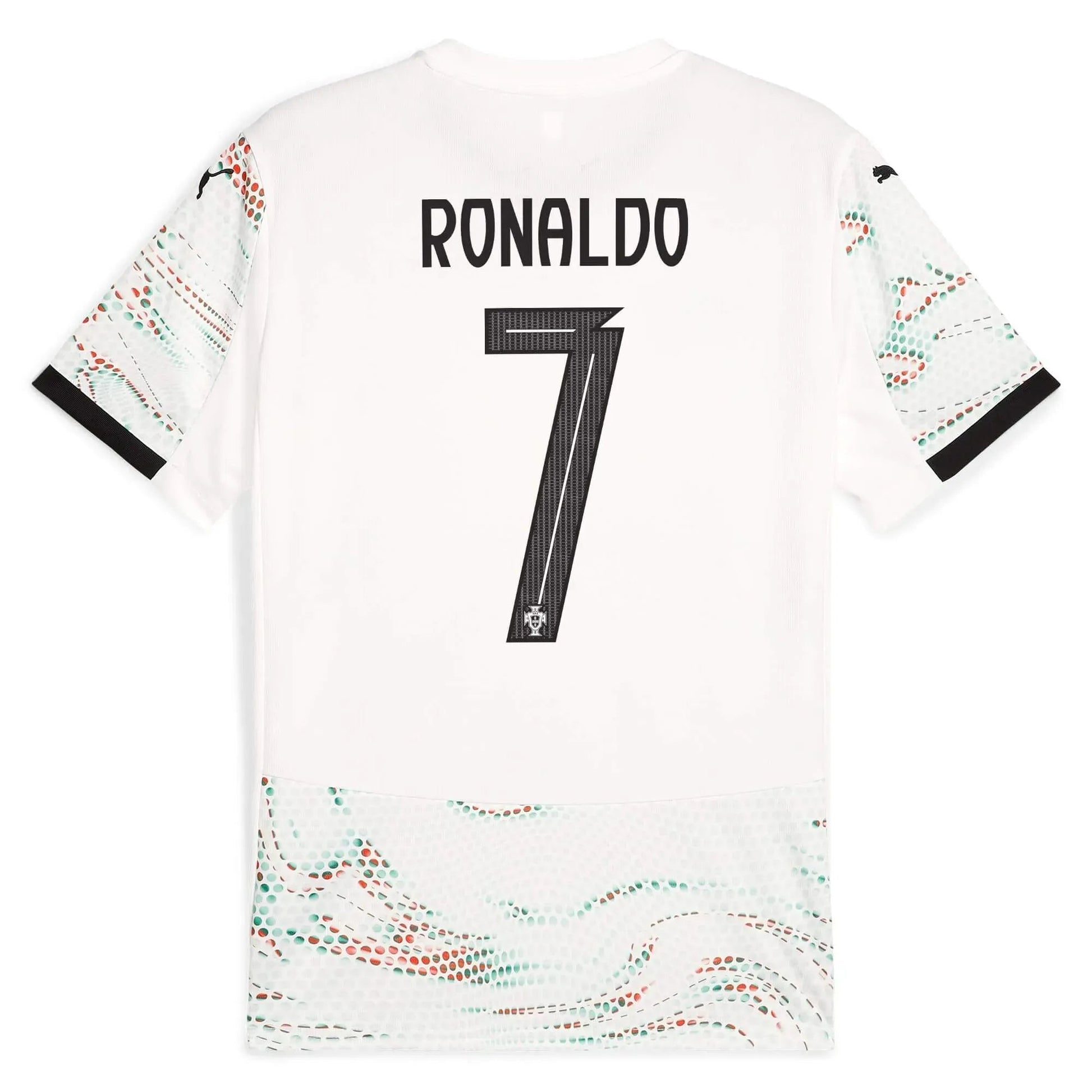 2025-26 Portugal Men's Stadium Away Soccer Jersey Puma White-Puma Black 