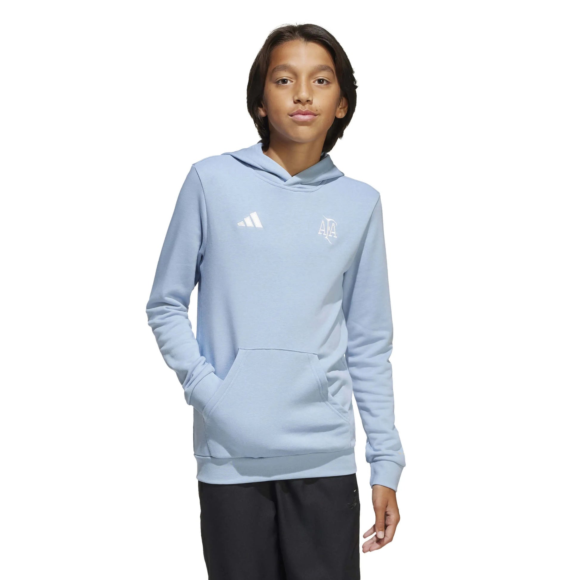 2025-26 Argentina Youth Anniversary DNA Soccer Hoodie Ambient Sky / Cloud White 