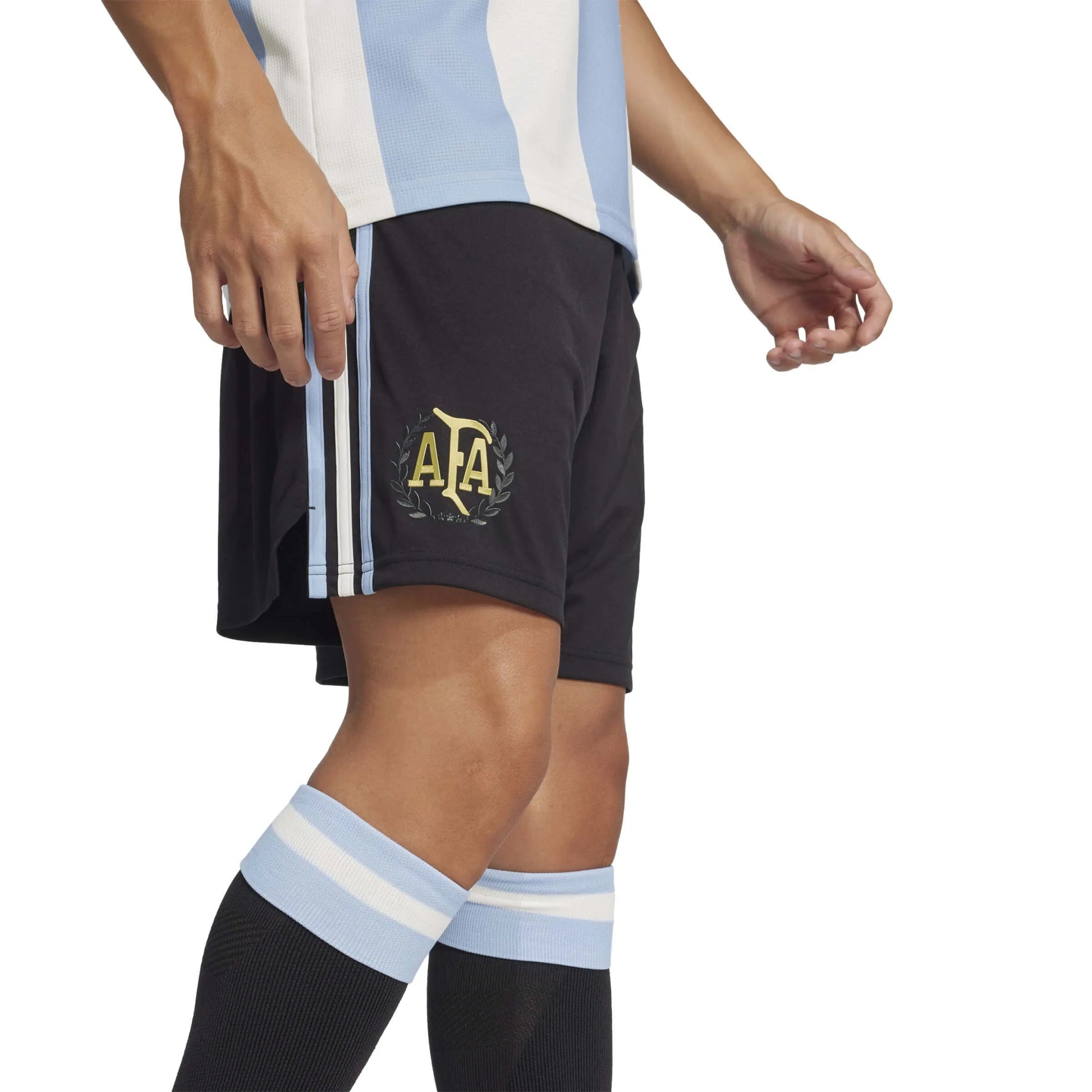 2025 Argentina Men's 50th Anniversary Soccer Shorts Black 