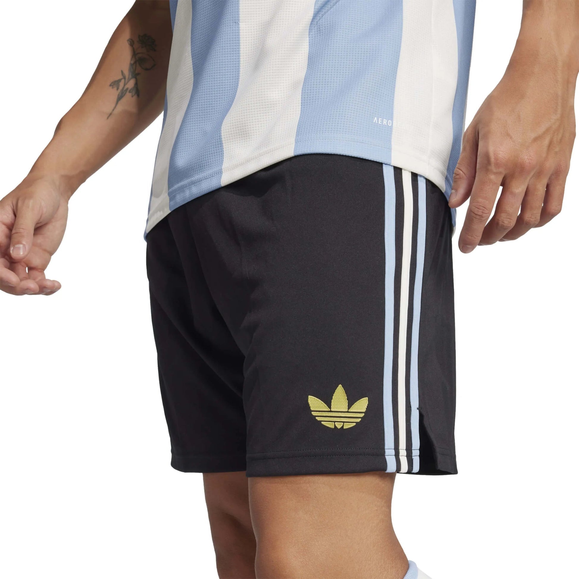 2025 Argentina Men's 50th Anniversary Soccer Shorts Black 
