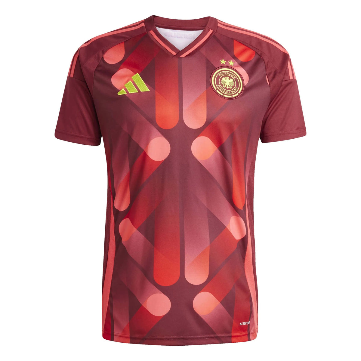 2025 Germany Women's (Men's Cut) Stadium Away Soccer Jersey Team Coll Burgundy 2 