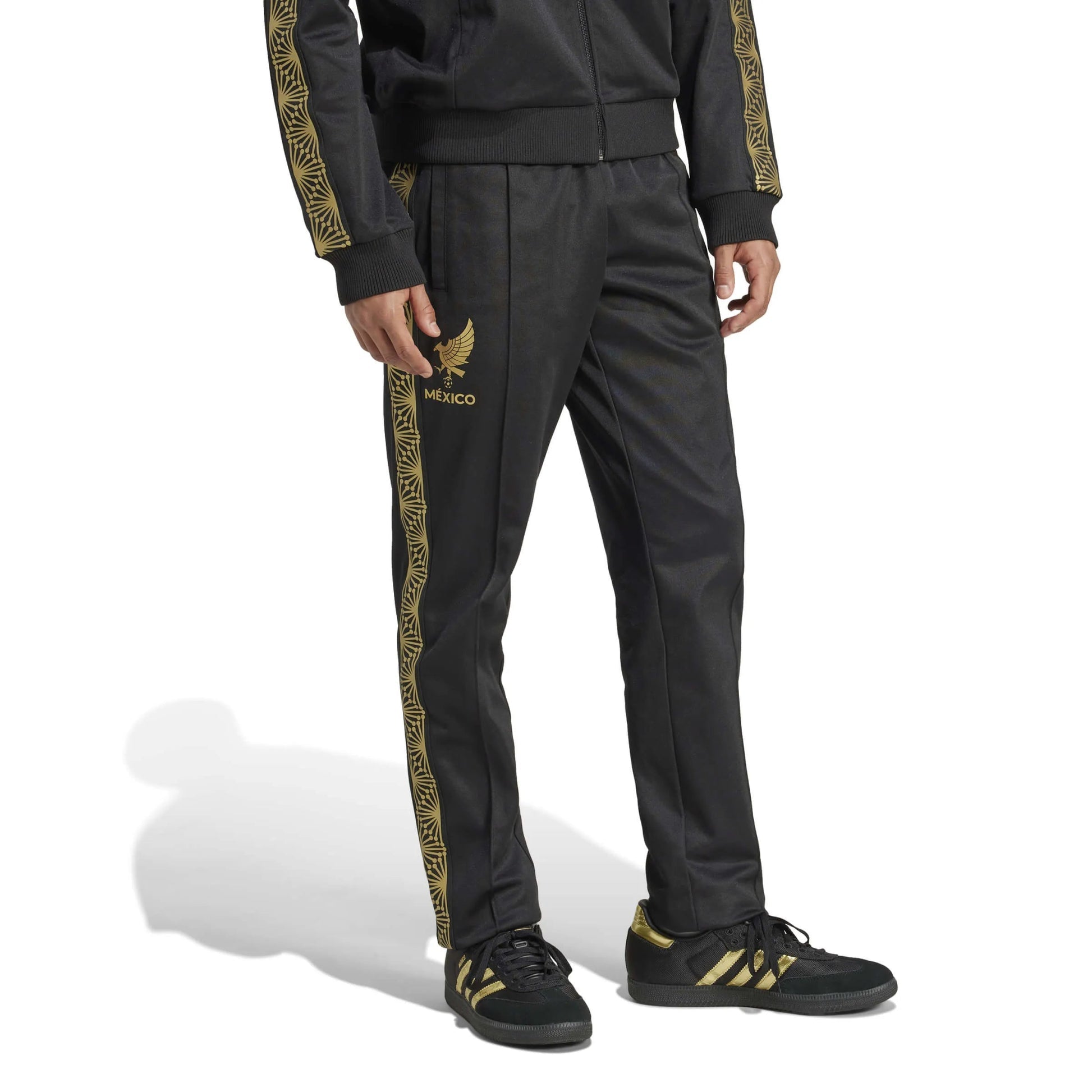 2025 Mexico Men's De Oro Track Pants Black 