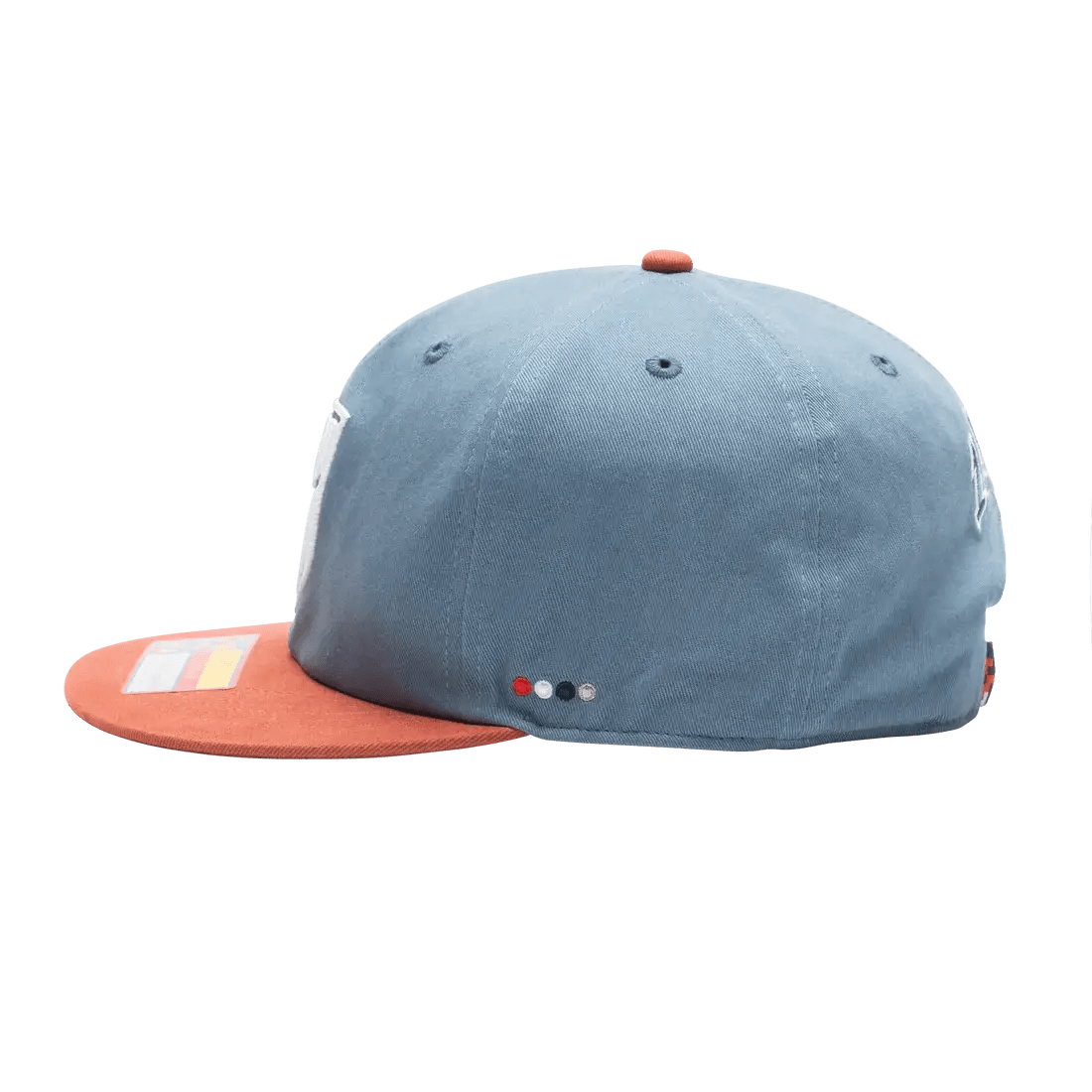 Fan Ink Collection USA Swingman Snapback Hat Light Blue/Orange 
