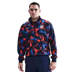 2025 USA Men's Academy Pro Anthem Jacket Obsidian/Challenge Red 
