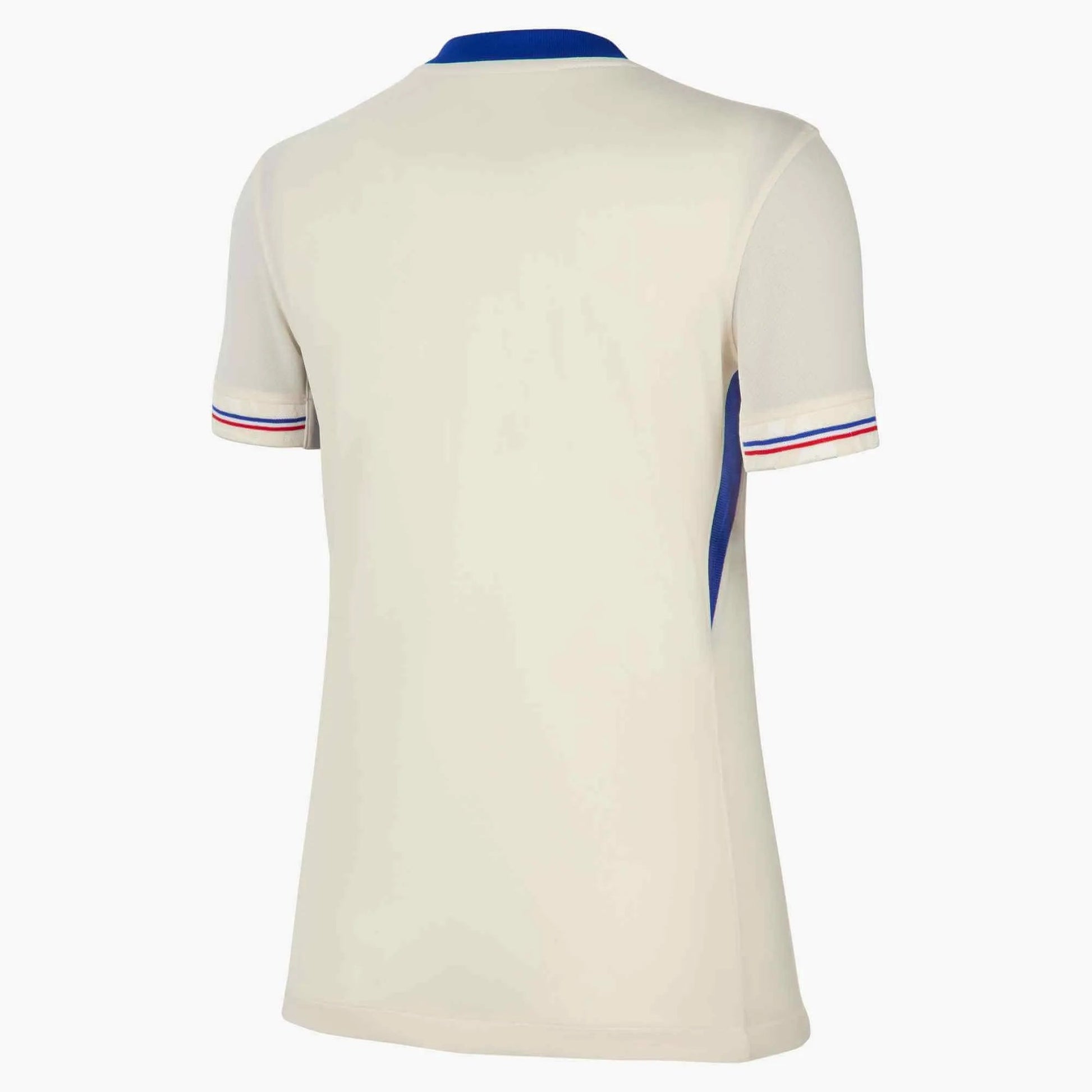 2025 France Women's Stadium Away Soccer Jersey Pale Ivory/Bright Blue/Light Madder Root 