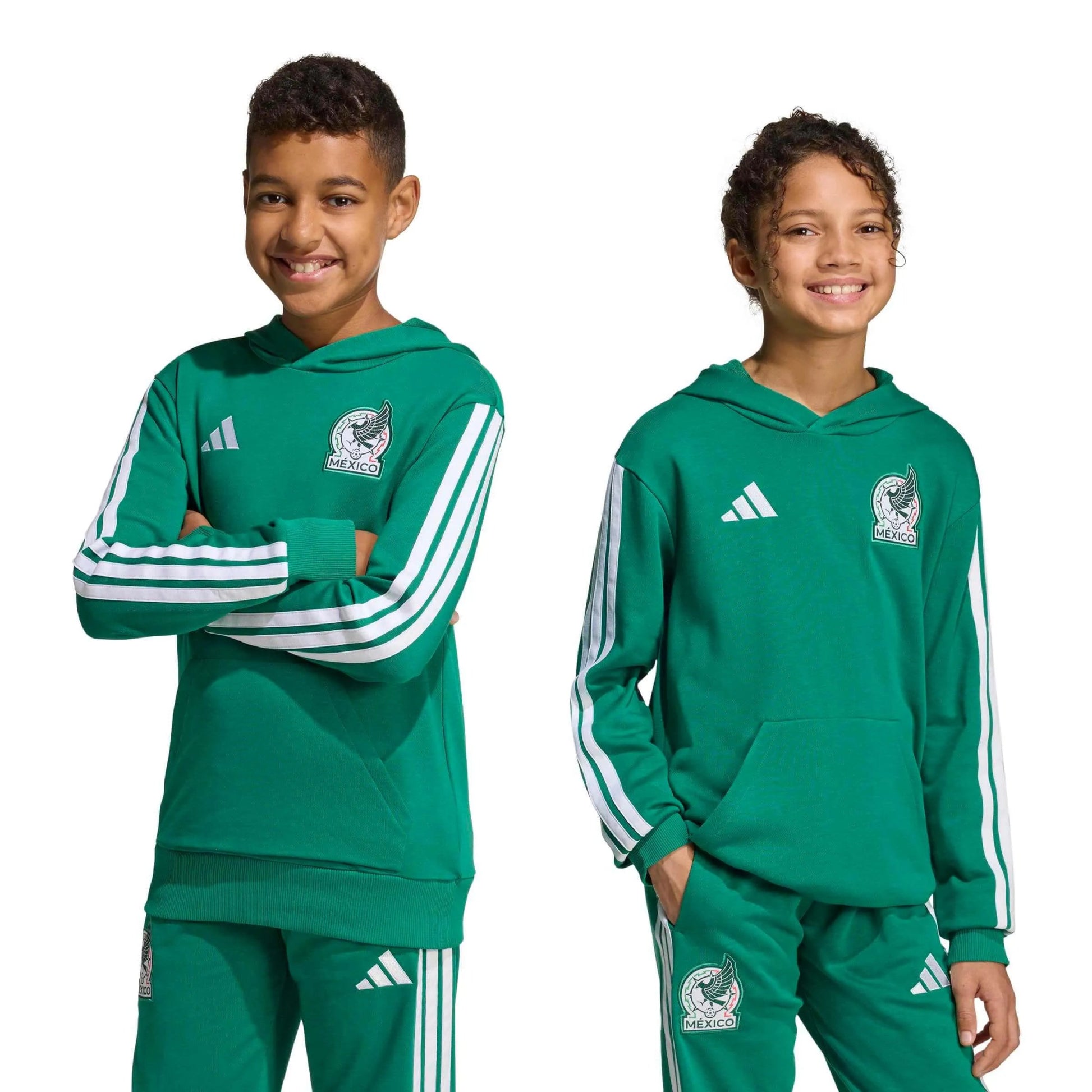2026 Mexico Youth Hoodie Bold Green 