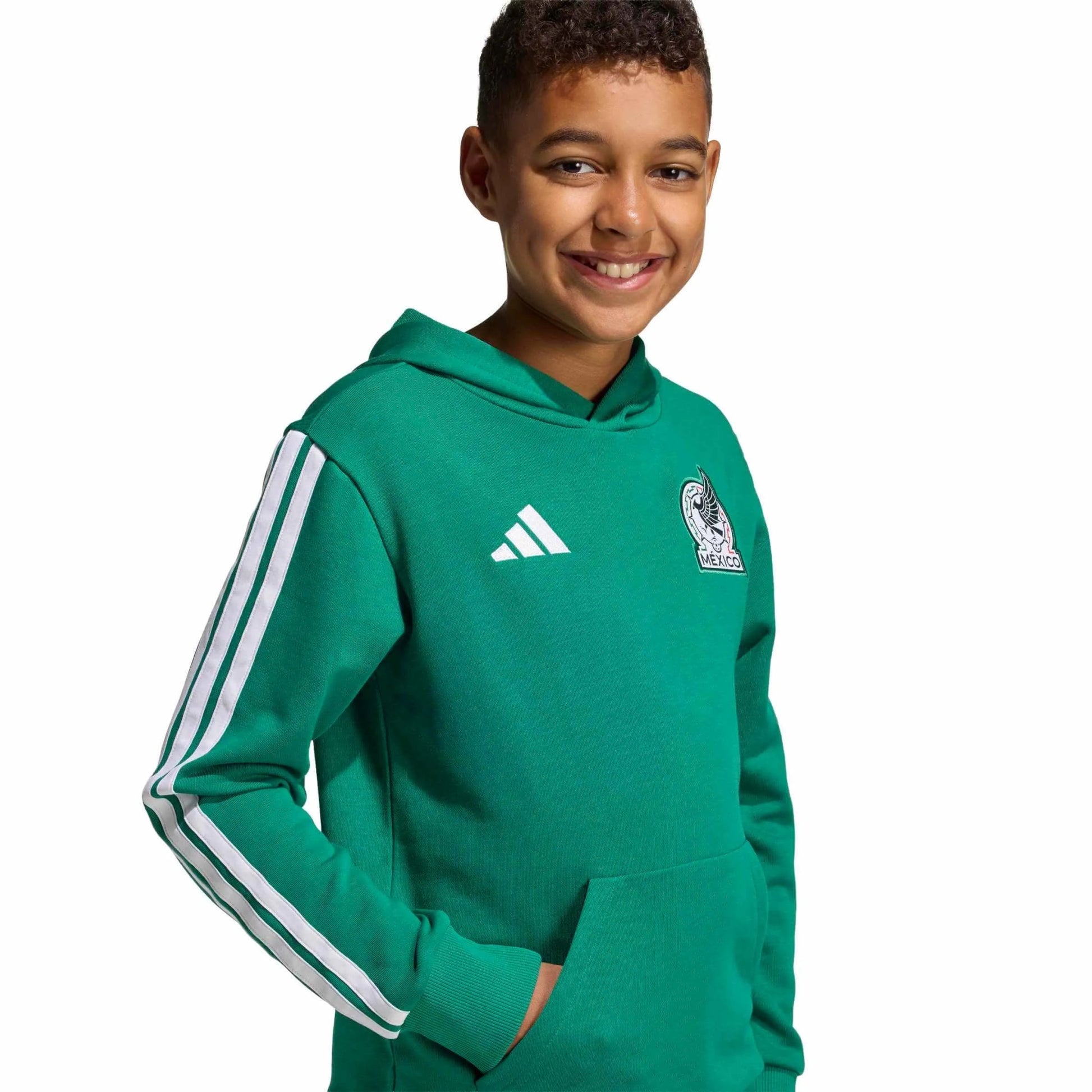 2026 Mexico Youth Hoodie Bold Green 