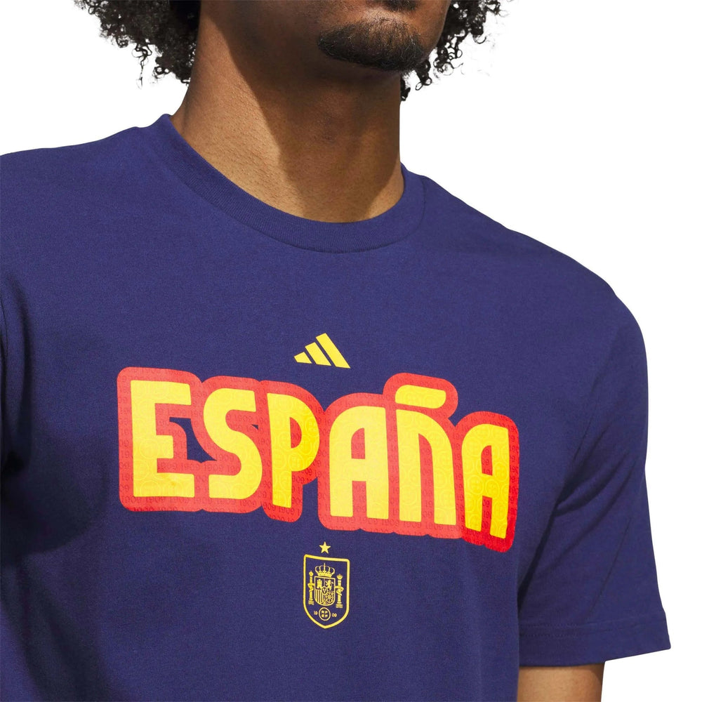 2026 Spain Men's World Cup HJH Tee Dark Blue 