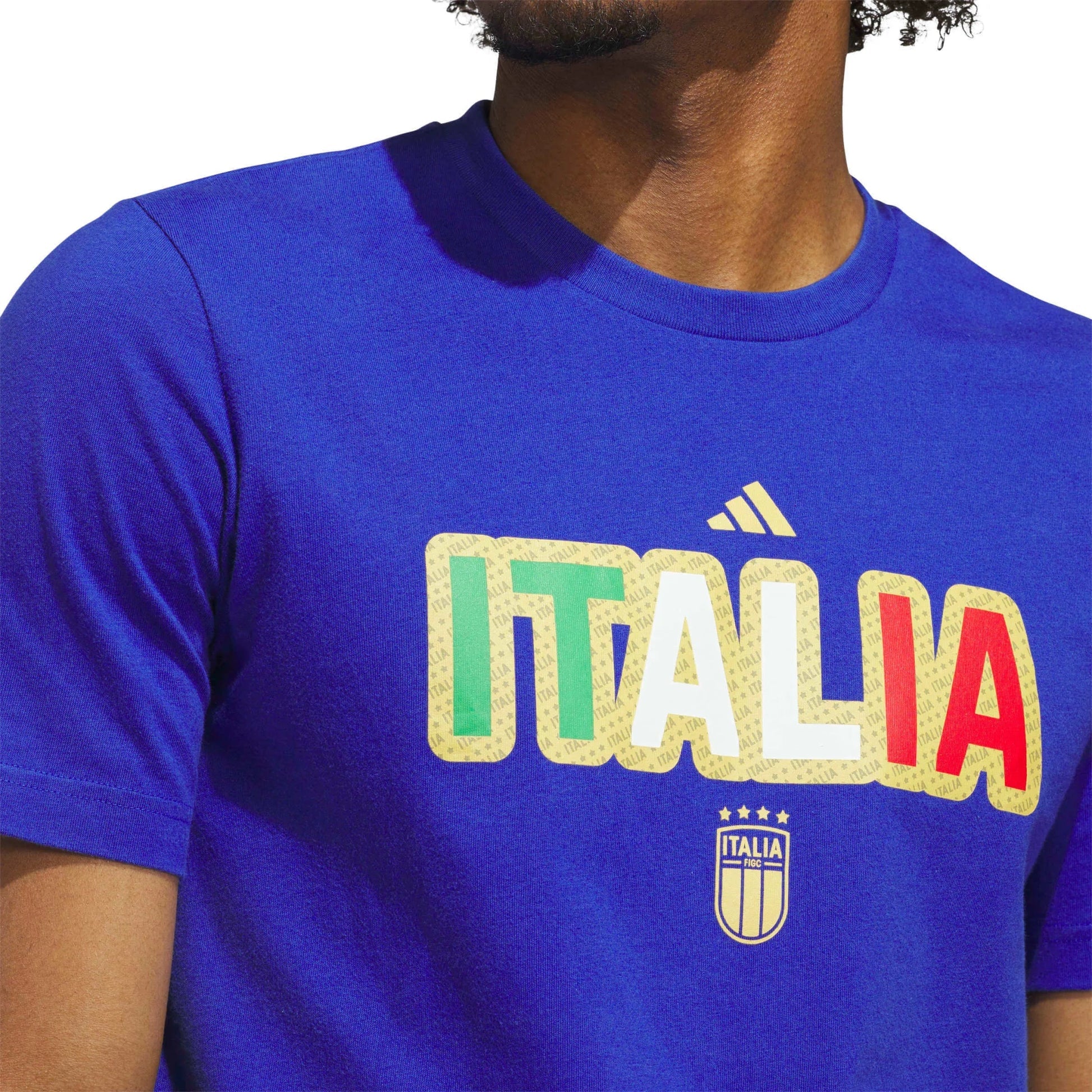 2026 Italy Men's World Cup HJH Tee Semi Lucid Blue 