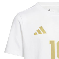 2026 Argentina Youth Messi Name And Number Tee White 