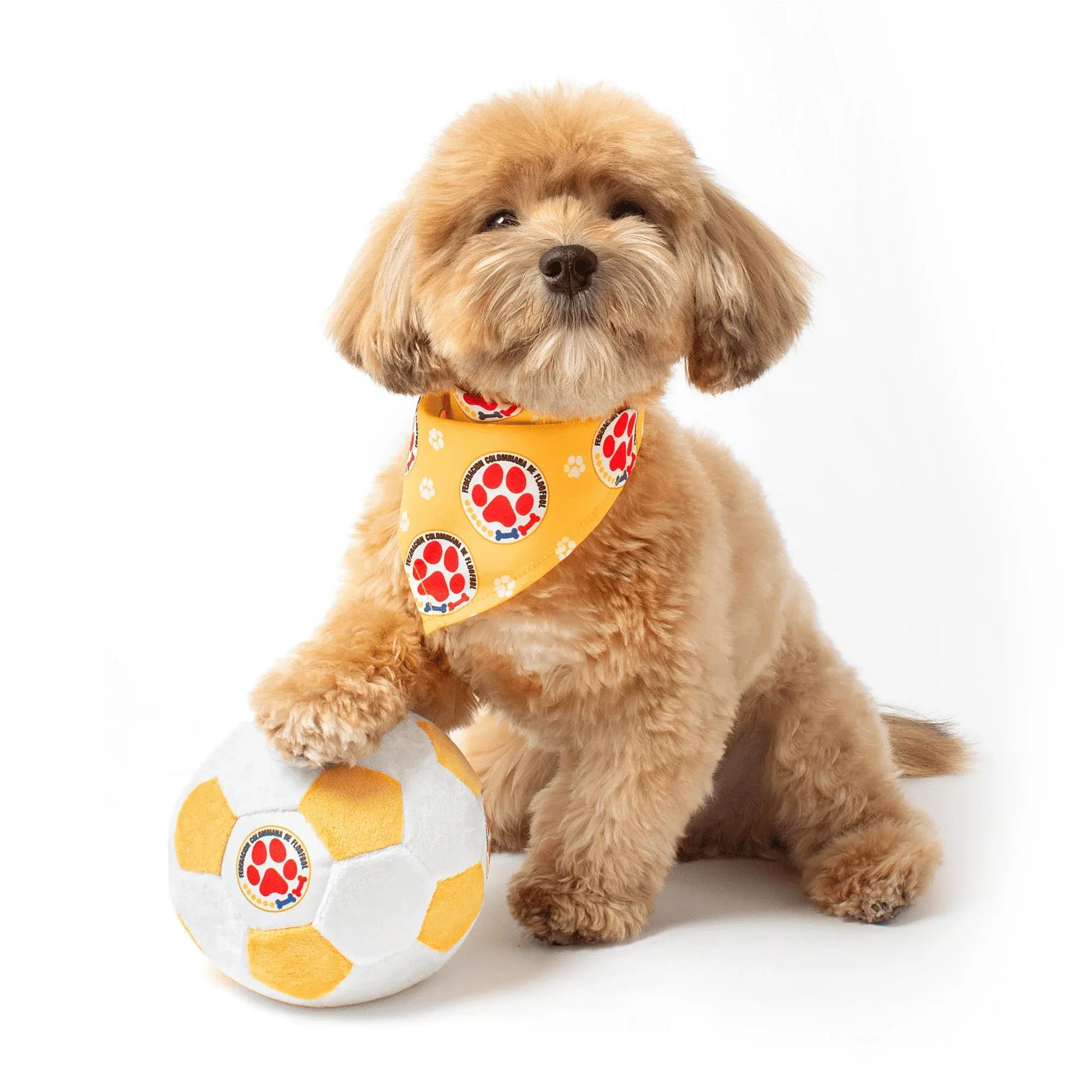 Floofball Colombia Plush Soccer Ball - Dog Toy