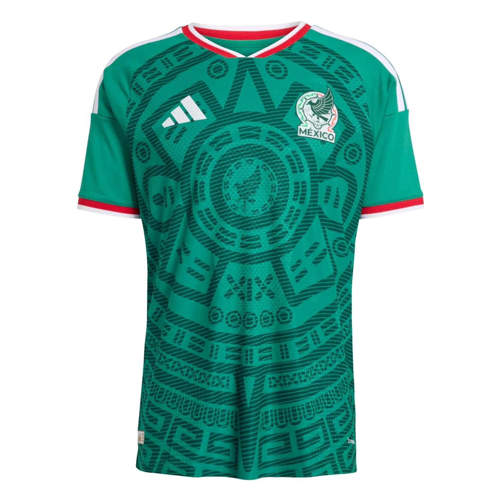 2026 Mexico Men's Authentic Home Soccer Jersey Bold Green 